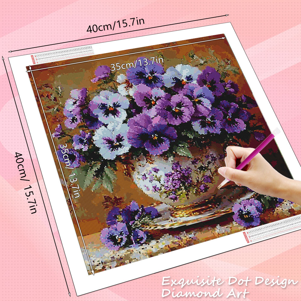 HUACAN 5D Diamond Mosaic Rose  - Resin Art Rose recension och pris