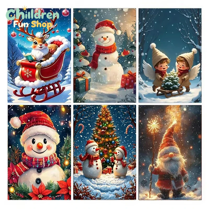 Christmas 5D Diamond Painting, - Resin Art Work recension och pris