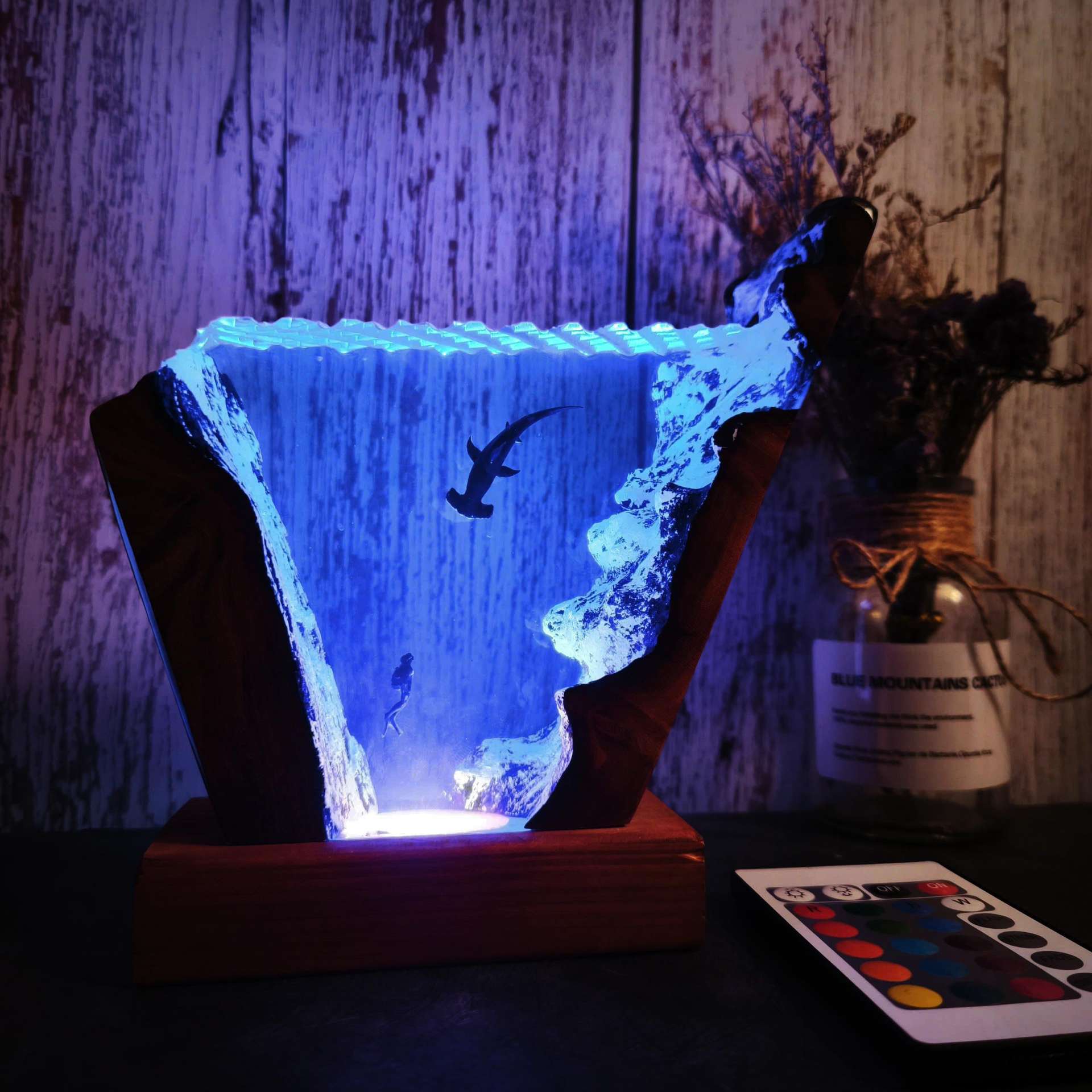 6 * 4-inch Ocean Series Diver  - Resin Art Wedding Gift recension och pris