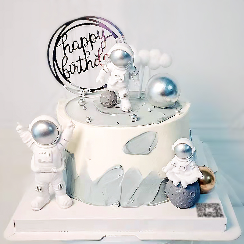 Astronaut Cake Topper For Oute - Resin Art Alphabet recension och pris