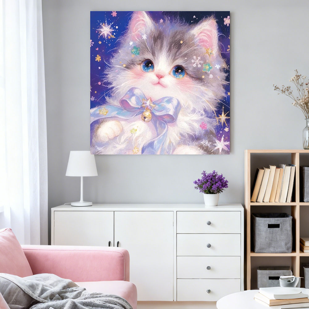 AB Diamond Painting Cute Cat F - Resin Art Wallpaper recension och pris