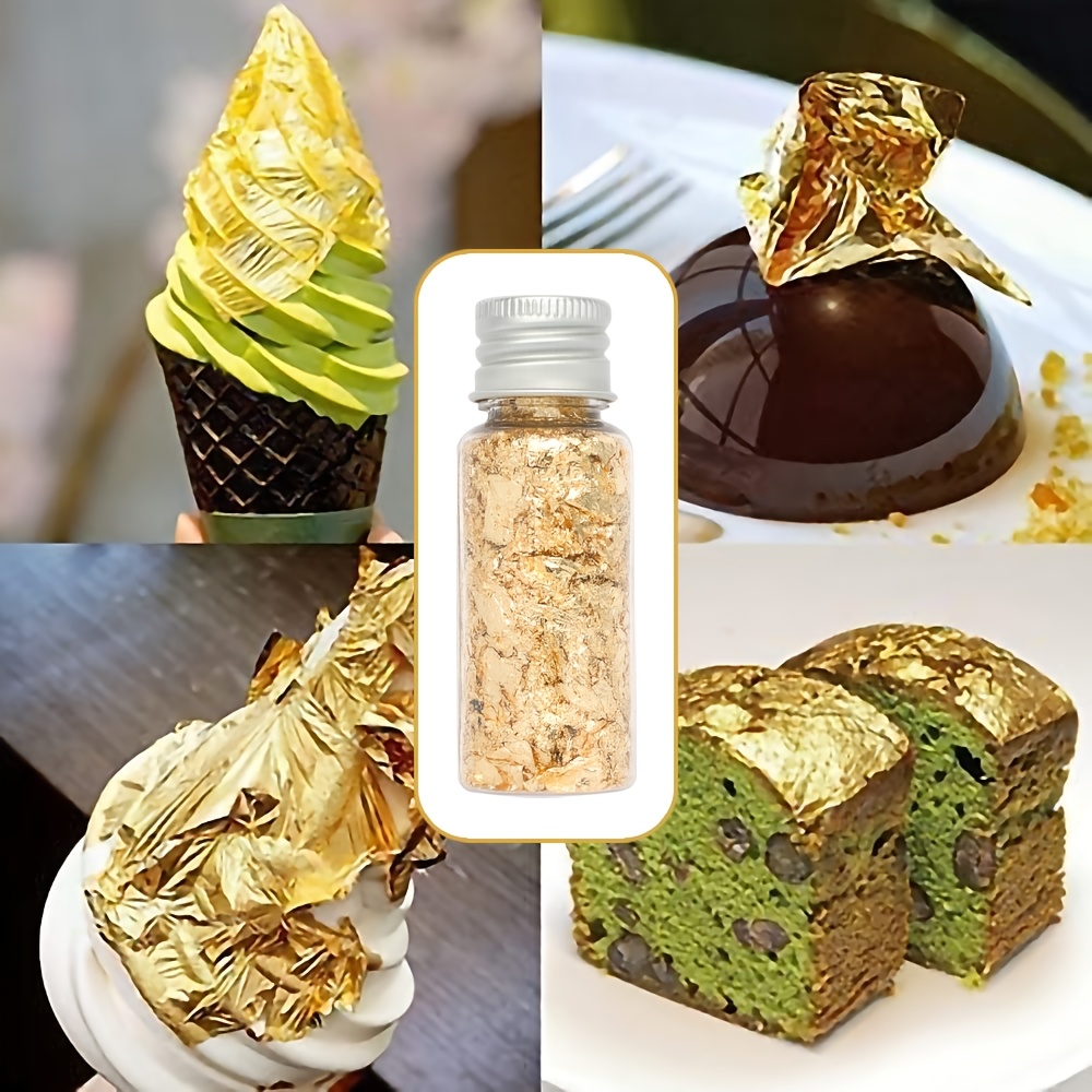 Metallic Leaf Flakes,Cake Deco - Resin Art Rose recension och pris