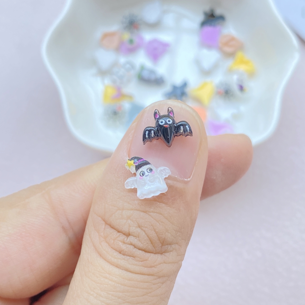 100PCS Halloween 3D Nail Art D - Resin Art Equipment recension och pris