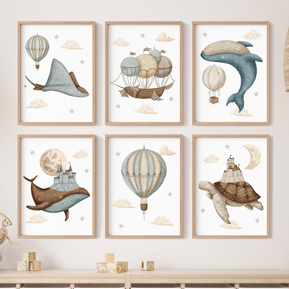 Whale Turtle Castle Balloon No - Resin Art Baby recension och pris
